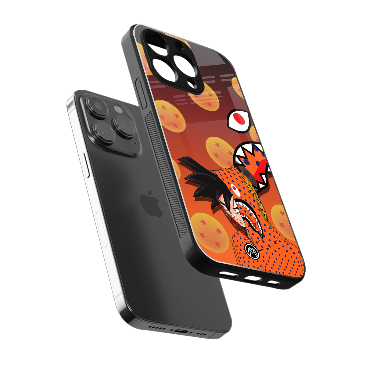 goku back phone cover | glass case for iphone 16 pro