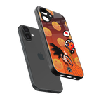 goku back phone cover | glass case for iphone 16