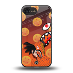 goku back phone cover | glass case for iphone 16e