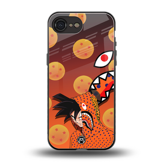goku back phone cover | glass case for iphone 16e