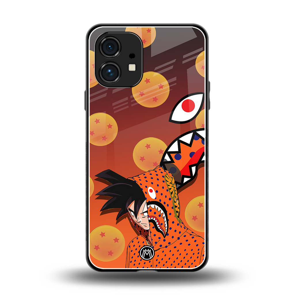 goku back phone cover | glass case for nothing phone 1