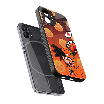 goku back phone cover | glass case for nothing phone 1