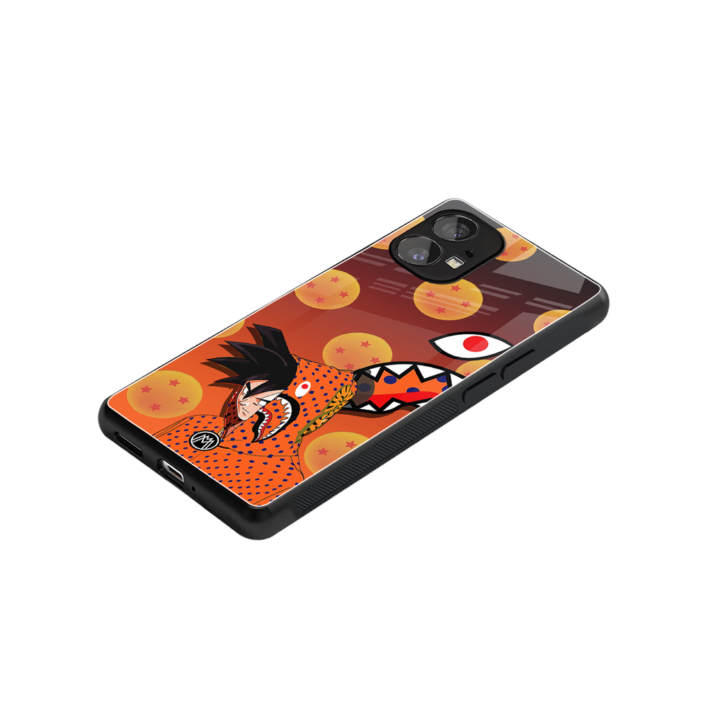 goku back phone cover | glass case for nothing phone 1