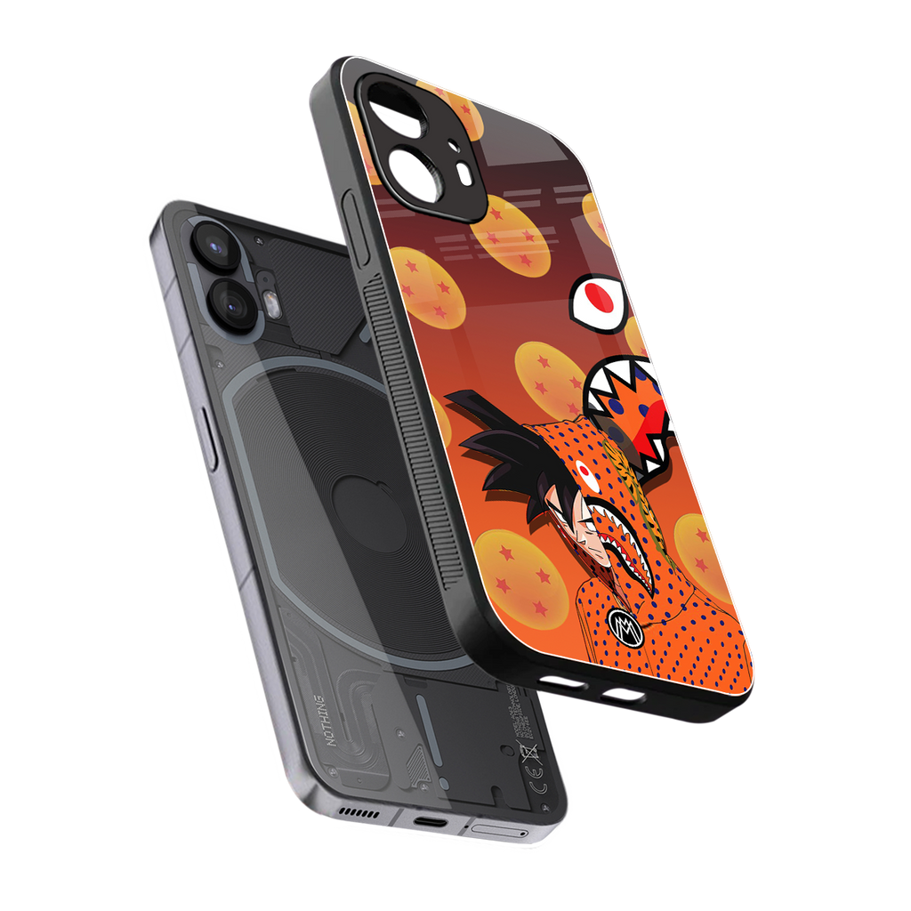 goku back phone cover | glass case for nothing phone 2
