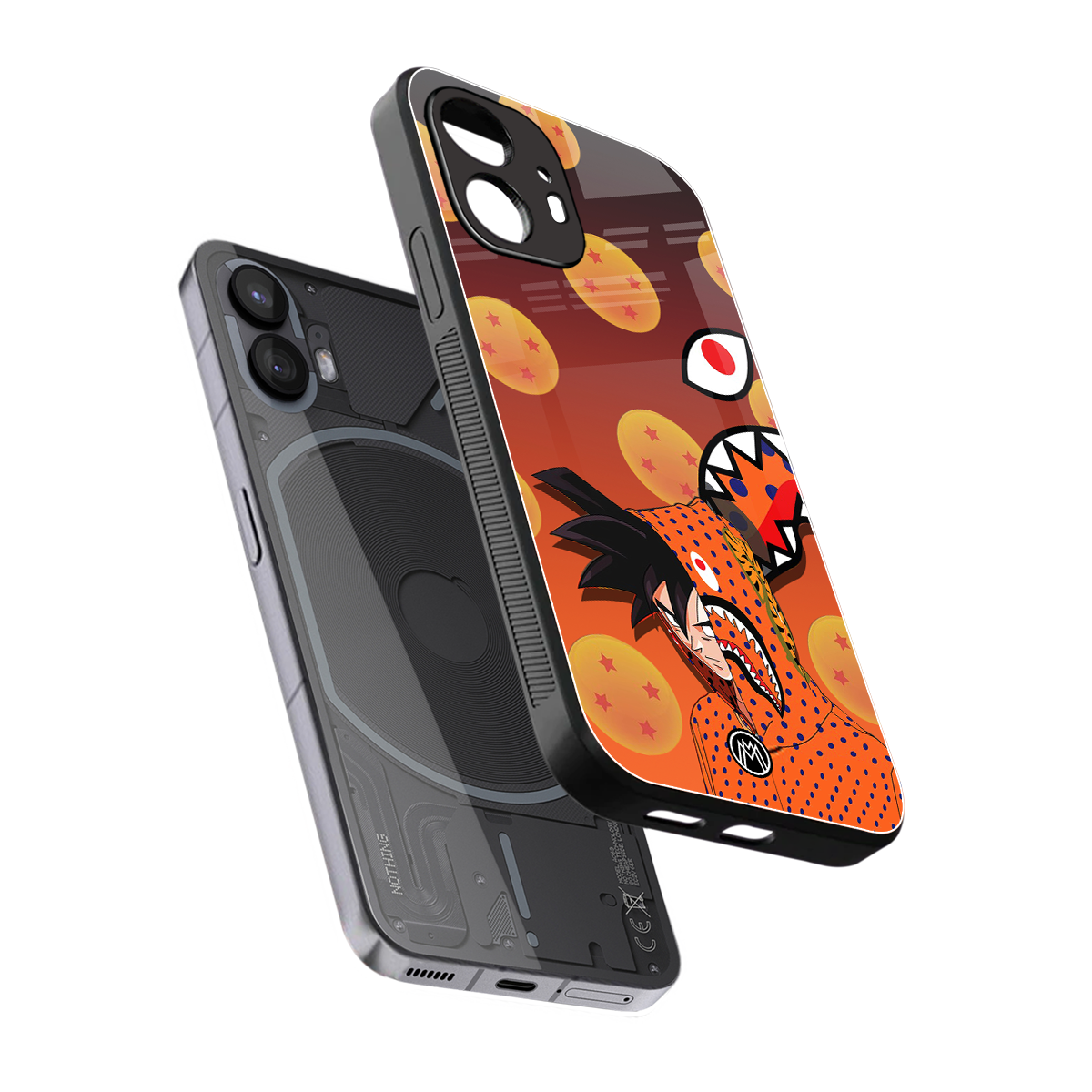 goku back phone cover | glass case for nothing phone 2