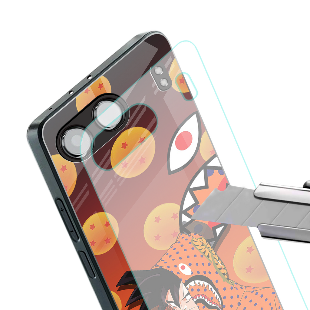 goku back phone cover | glass case for oneplus nord 4