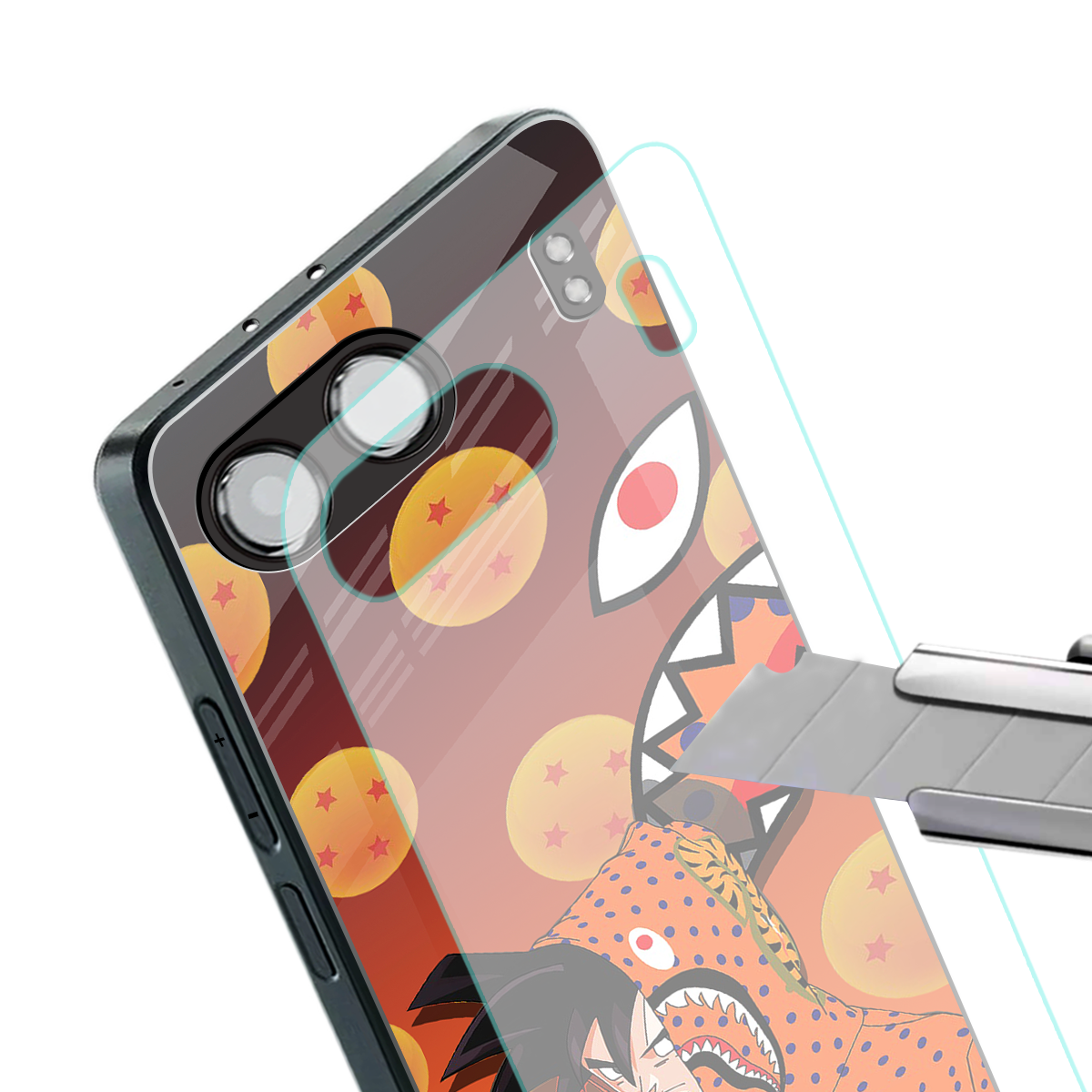 goku back phone cover | glass case for oneplus nord 4