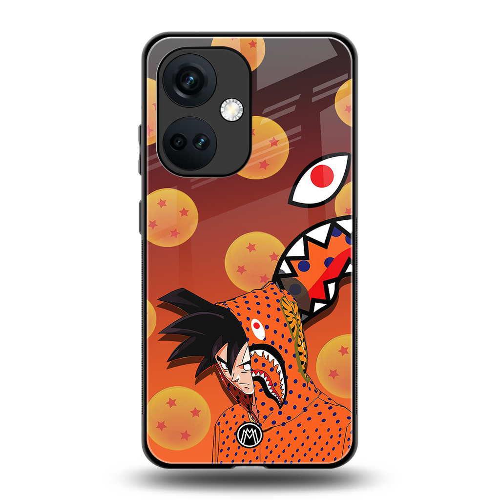 goku back phone cover | glass case for oneplus nord ce 3