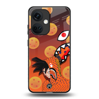 goku back phone cover | glass case for oneplus nord ce 3