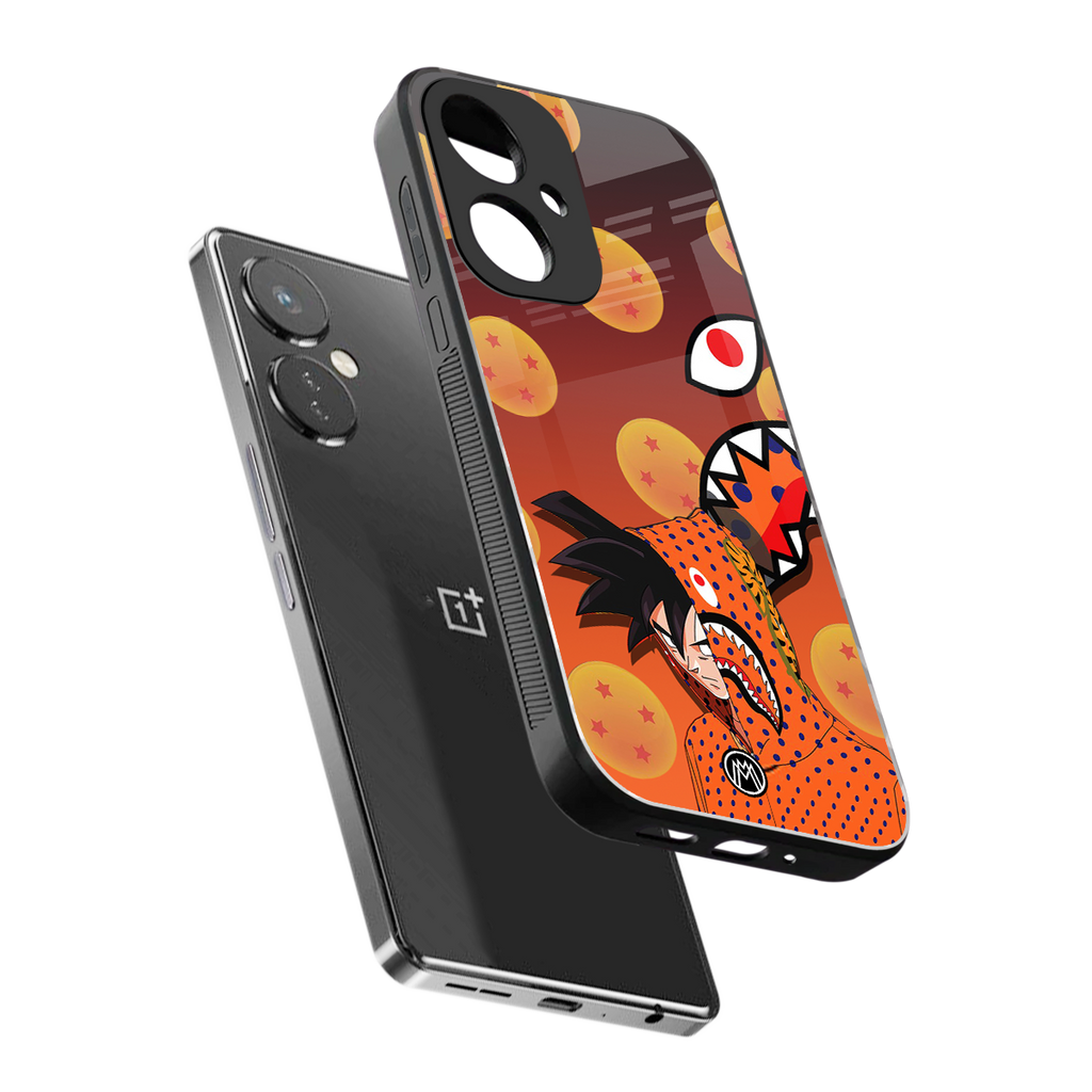 goku back phone cover | glass case for oneplus nord ce 3