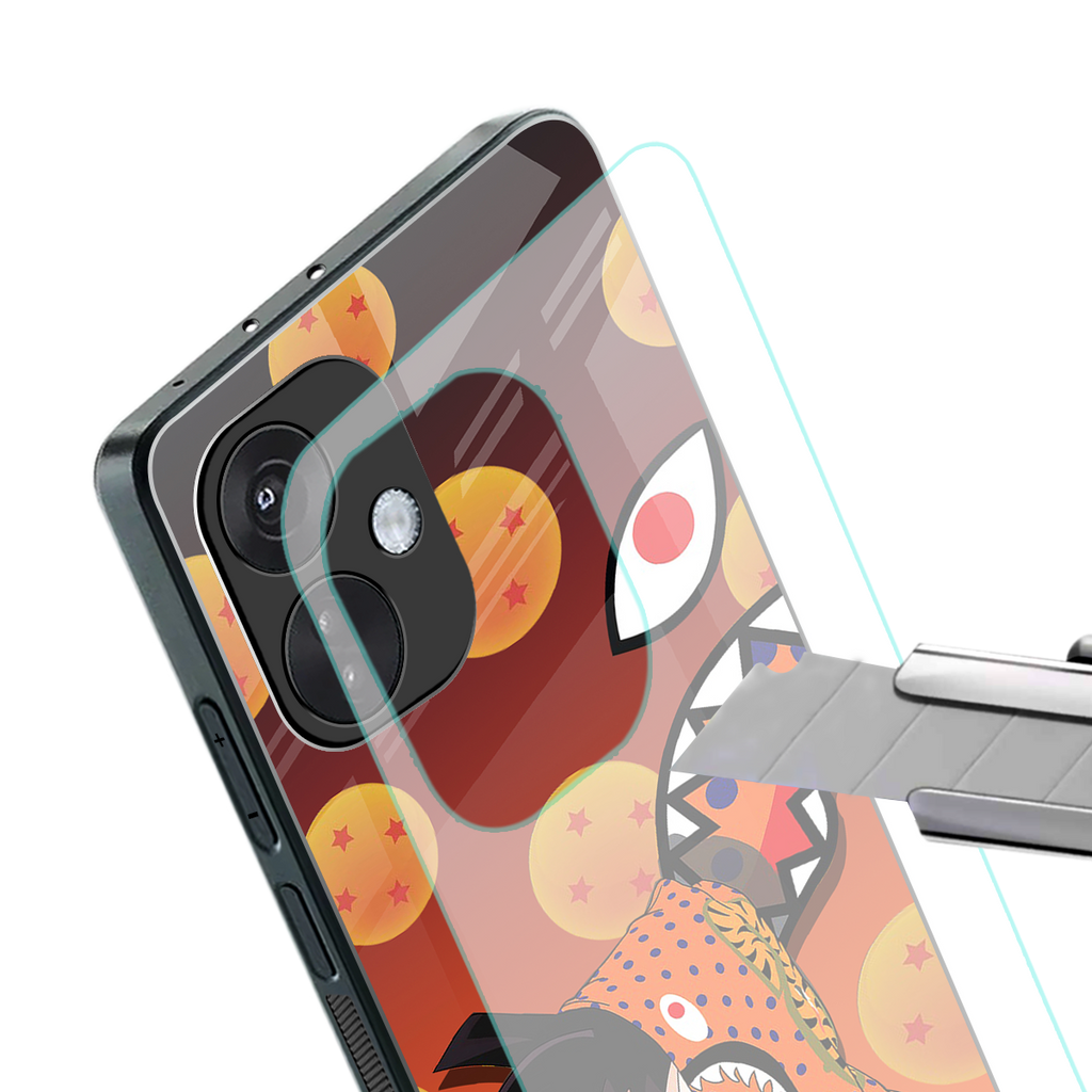 goku back phone cover | glass case for oneplus nord ce 3