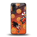 goku back phone cover | glass case for oneplus nord ce 4 lite