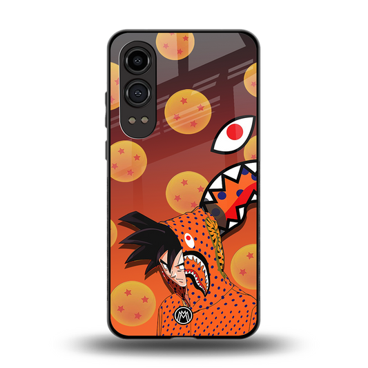 goku back phone cover | glass case for oneplus nord ce 4 lite