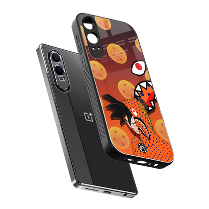 goku back phone cover | glass case for oneplus nord ce 4 lite