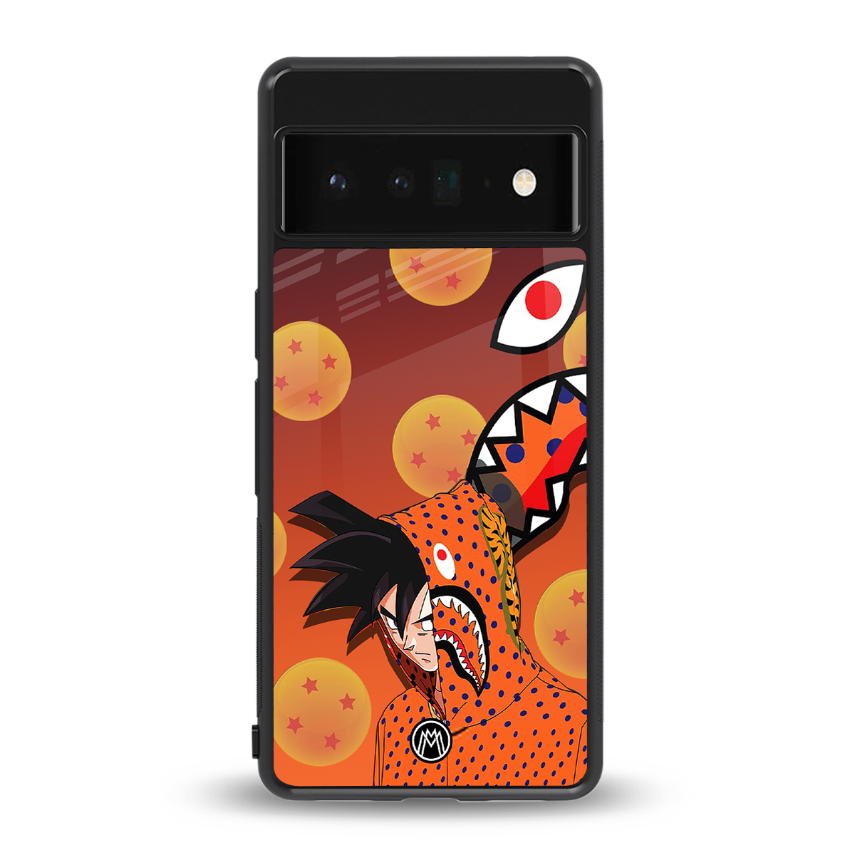 goku back phone cover | glass case for google pixel 6 pro