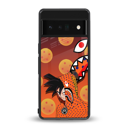goku back phone cover | glass case for google pixel 6 pro