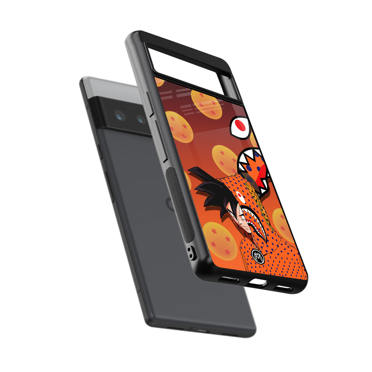 goku back phone cover | glass case for google pixel 6 pro