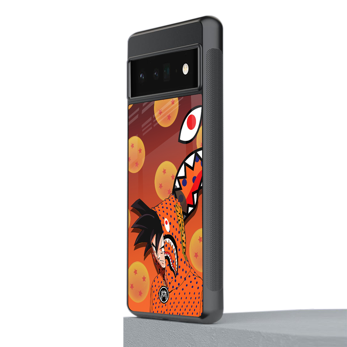 goku back phone cover | glass case for google pixel 6 pro