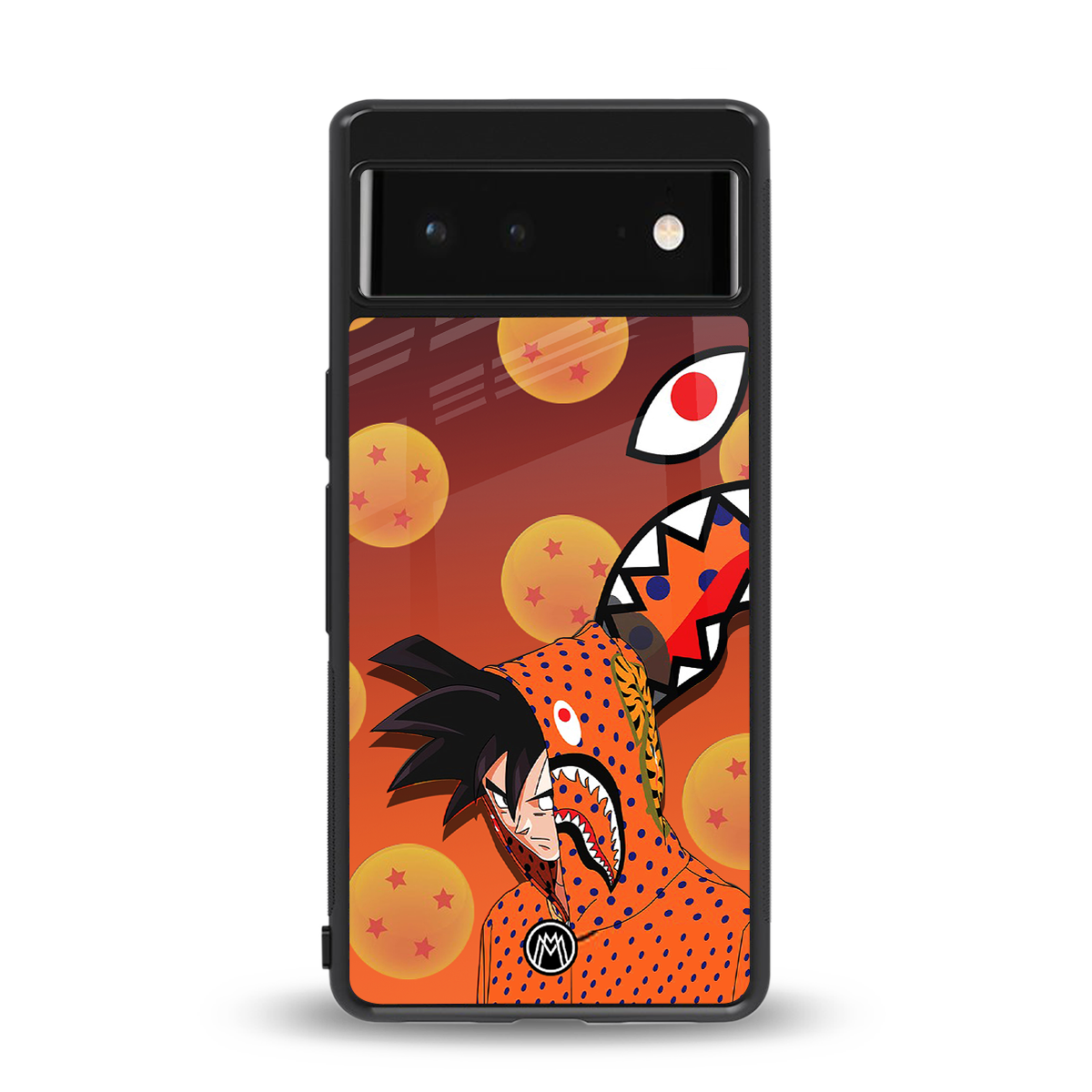 goku back phone cover | glass case for google pixel 6