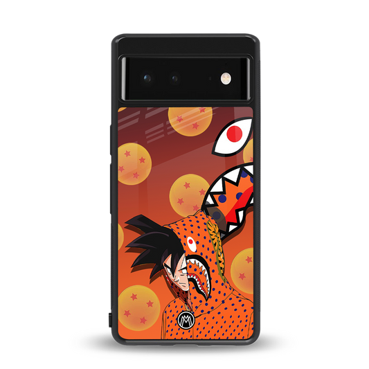 goku back phone cover | glass case for Google Pixel 6A