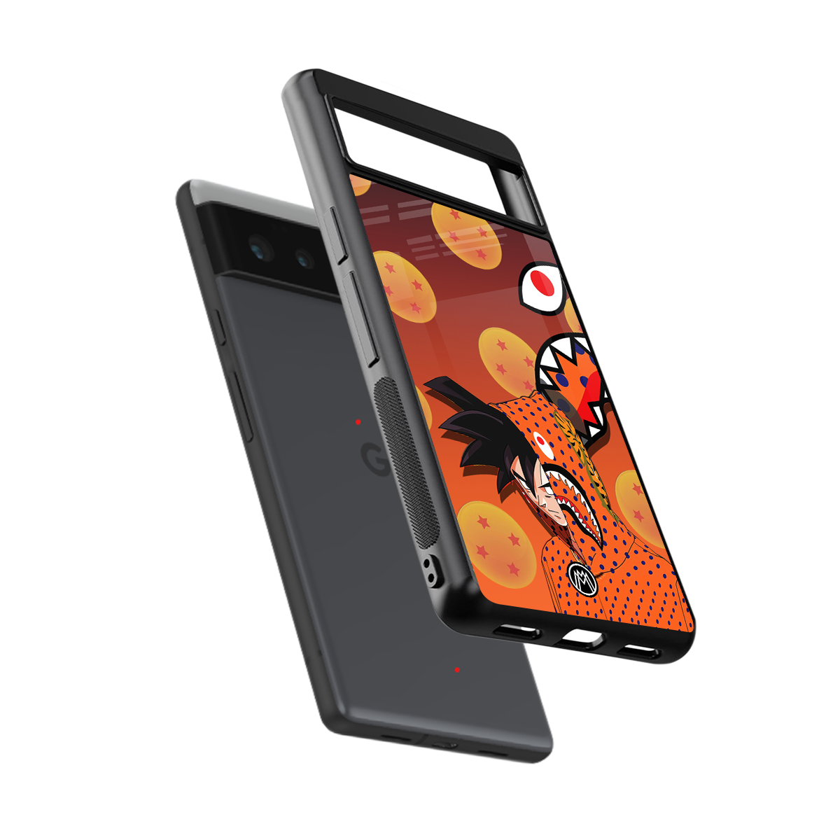 goku back phone cover | glass case for google pixel 6