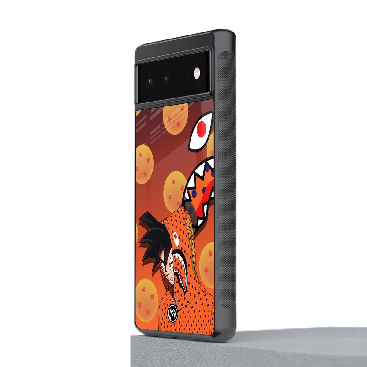 goku back phone cover | glass case for google pixel 6