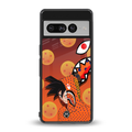 goku back phone cover | glass case for google pixel 7 pro