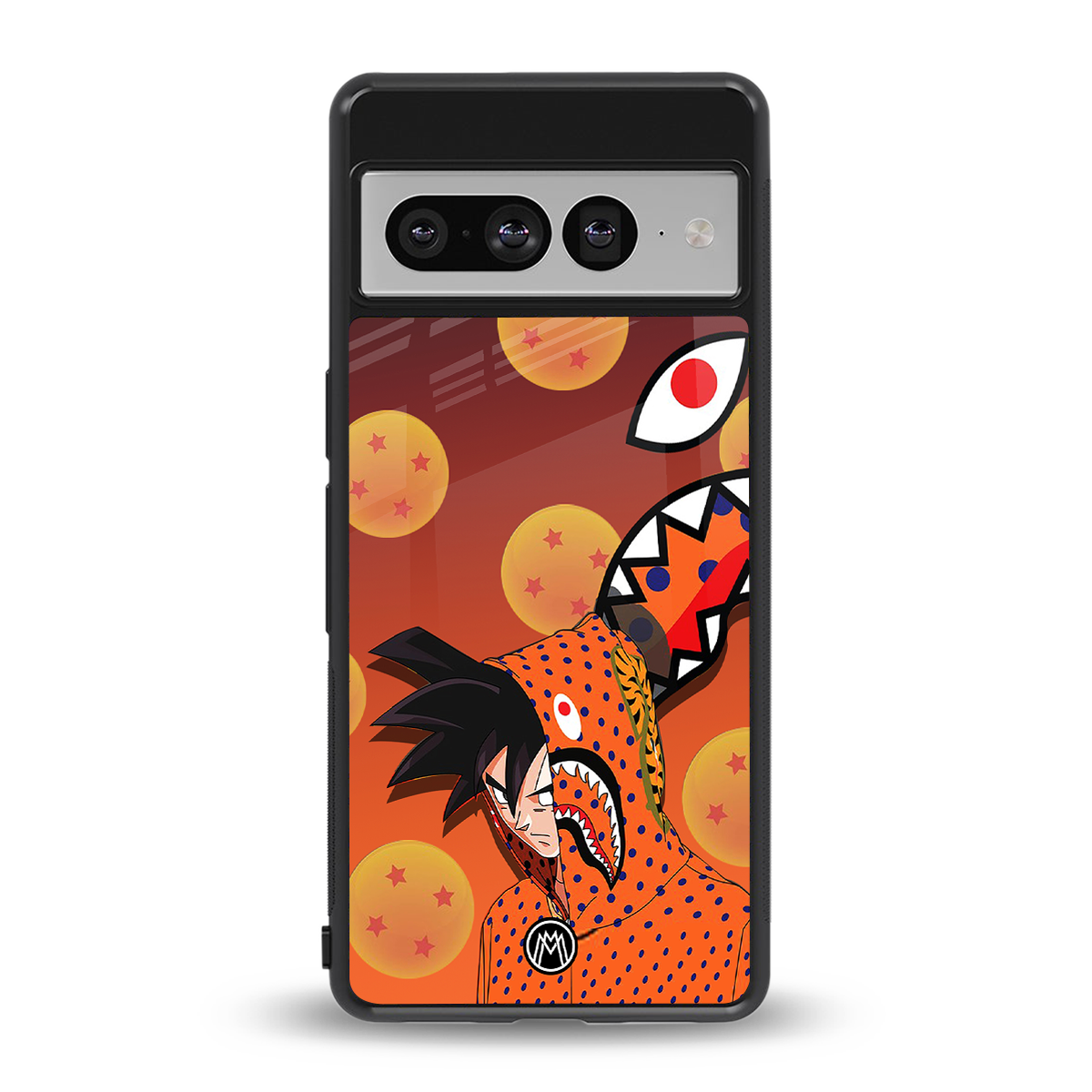 goku back phone cover | glass case for google pixel 7 pro