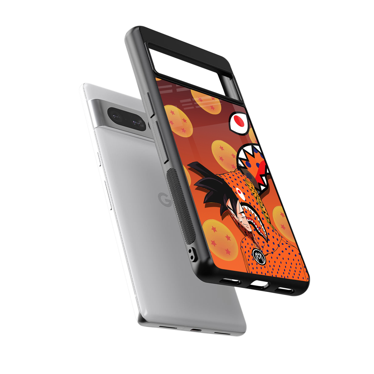 goku back phone cover | glass case for google pixel 7 pro