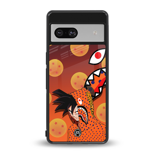 goku back phone cover | glass case for Google Pixel 7
