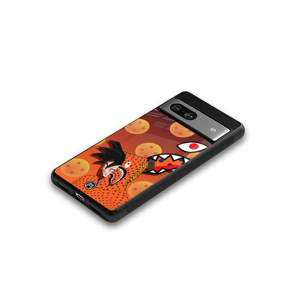 goku back phone cover | glass case for Google Pixel 7A