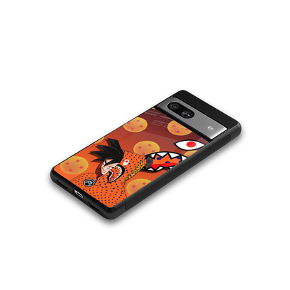 goku back phone cover | glass case for Google Pixel 7A