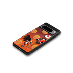 goku back phone cover | glass case for google pixel 8 pro