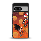 goku back phone cover | glass case for Google Pixel 8
