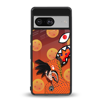 goku back phone cover | glass case for Google Pixel 8