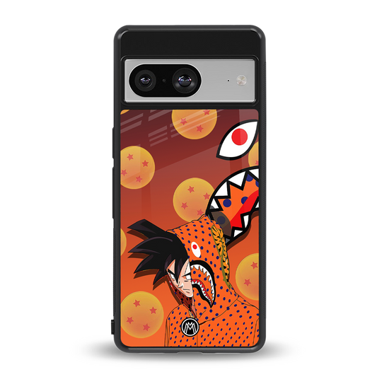 goku back phone cover | glass case for Google Pixel 8