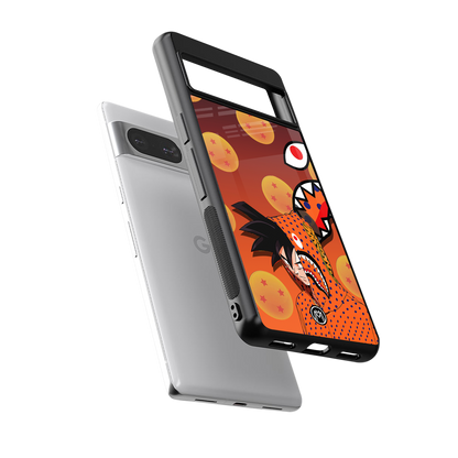 goku back phone cover | glass case for Google Pixel 8