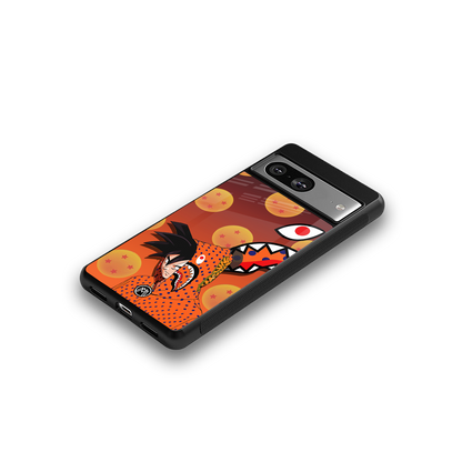 goku back phone cover | glass case for Google Pixel 8