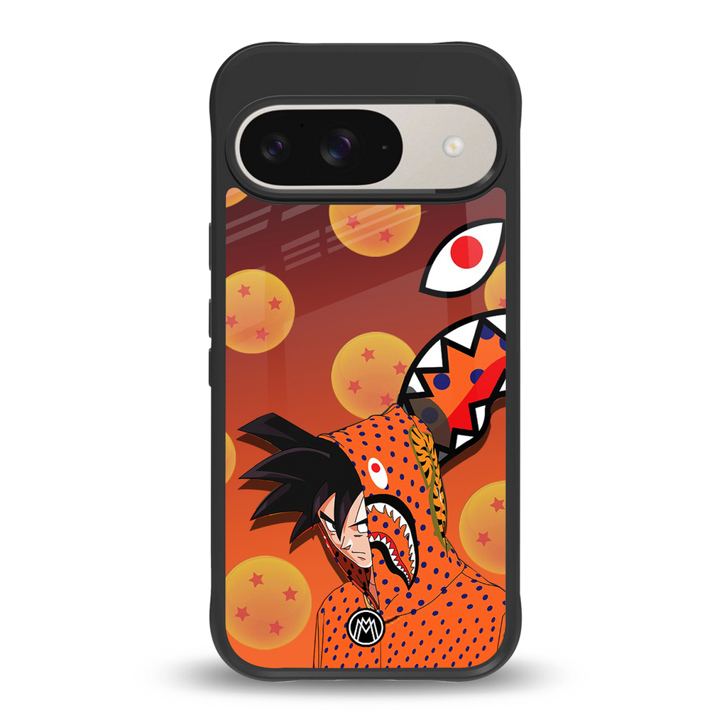 goku back phone cover | glass case for google pixel 9