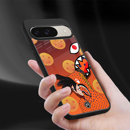 goku back phone cover | glass case for google pixel 9