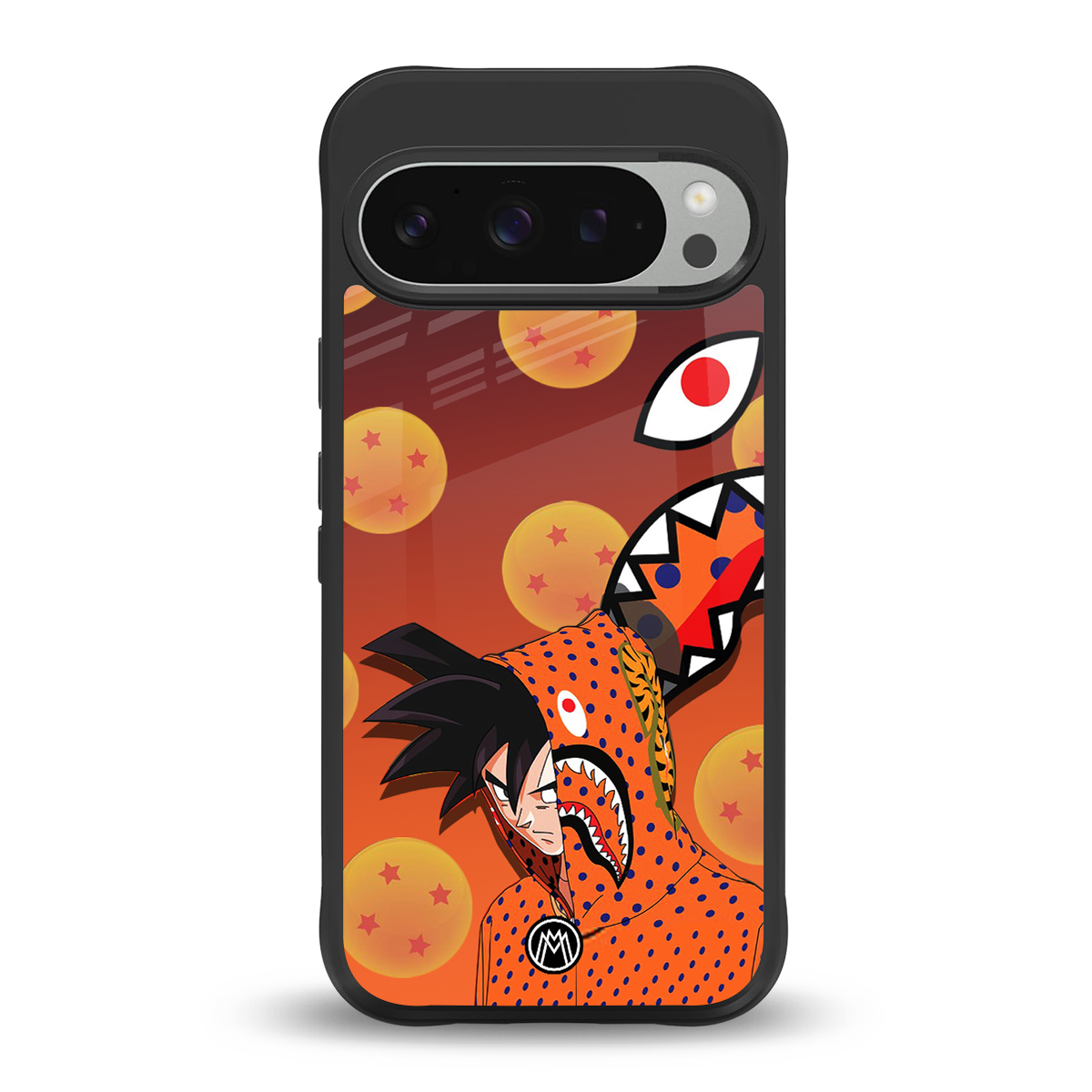 goku back phone cover | glass case for google pixel 9 pro xl