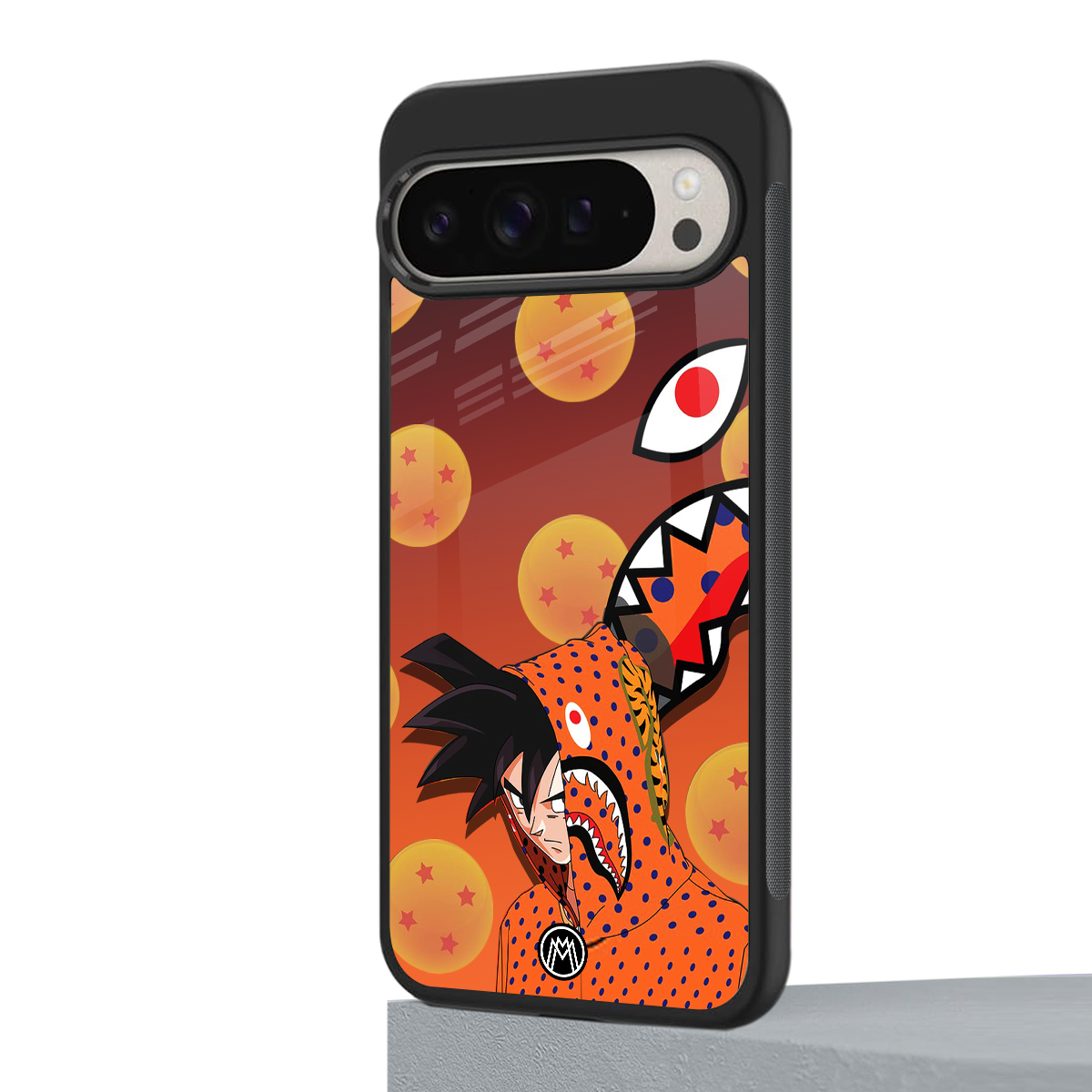 goku back phone cover | glass case for google pixel 9 pro xl