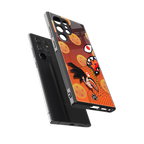 goku back phone cover | glass case for samsung galaxy s23 ultra