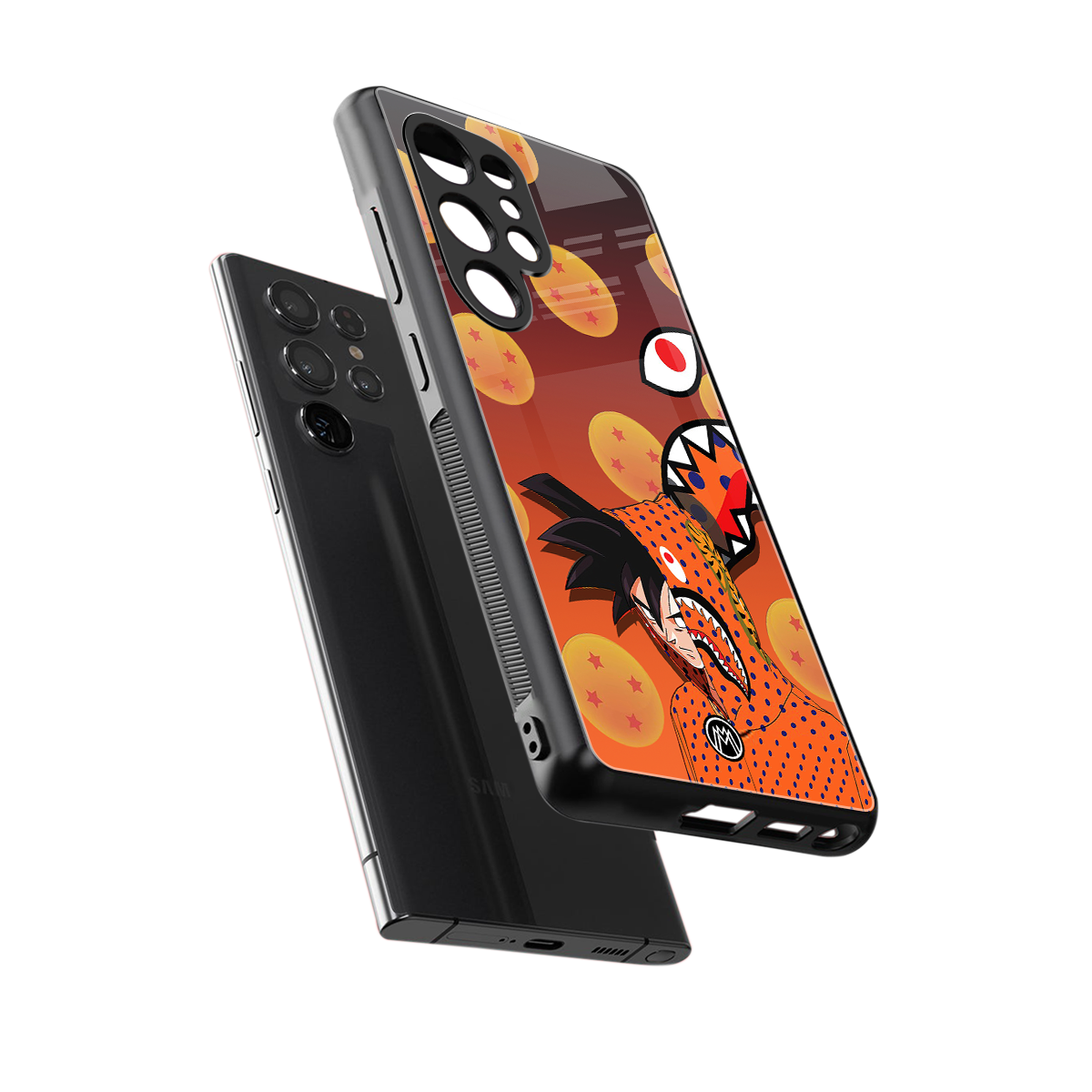goku back phone cover | glass case for samsung galaxy s25 ultra