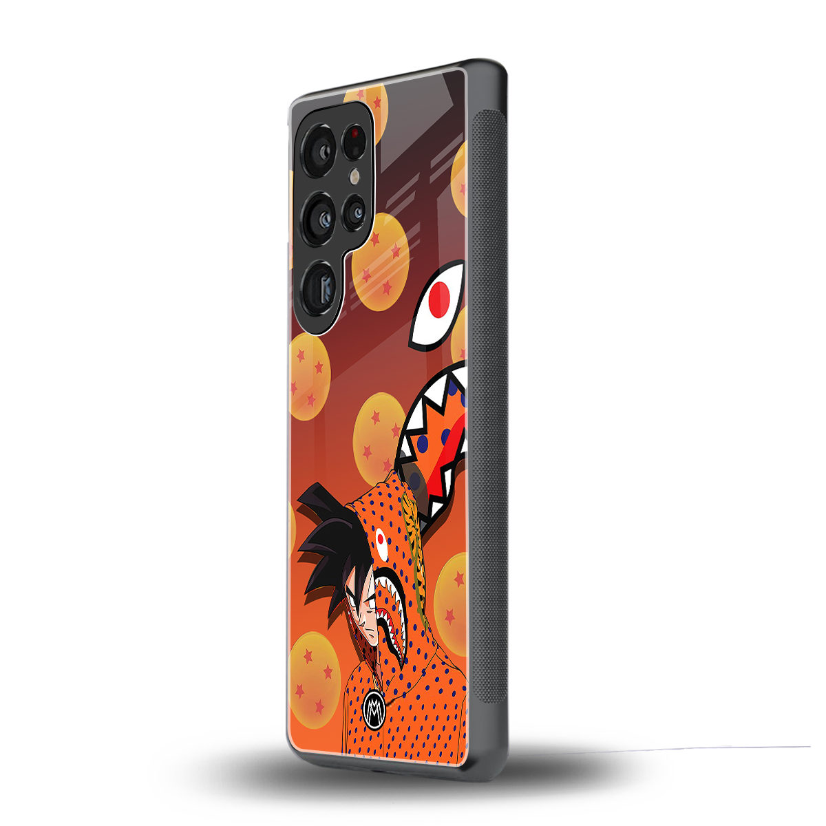 goku back phone cover | glass case for samsung galaxy s25 ultra