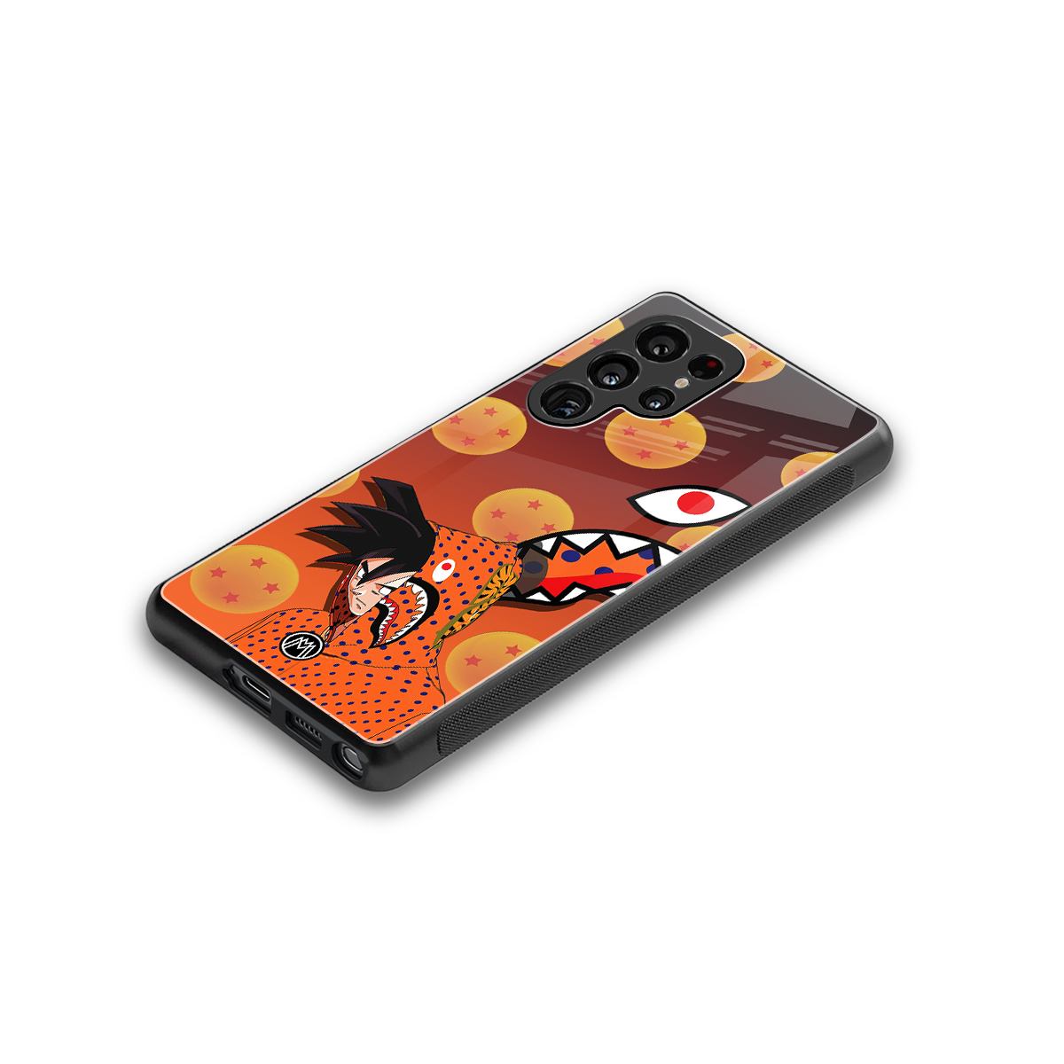 goku back phone cover | glass case for samsung galaxy s25 ultra
