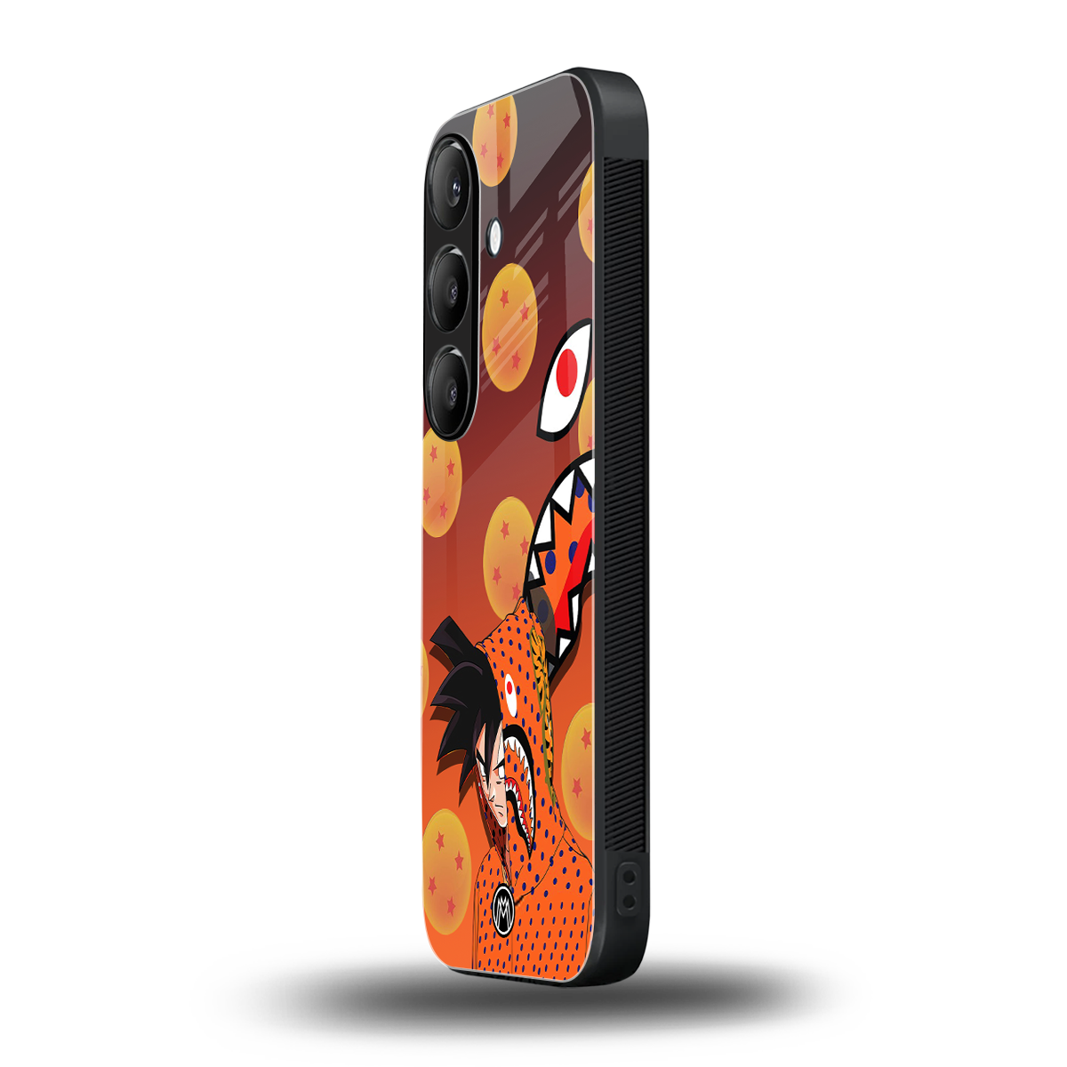 goku back phone cover | glass case for samsung galaxy s24 plus