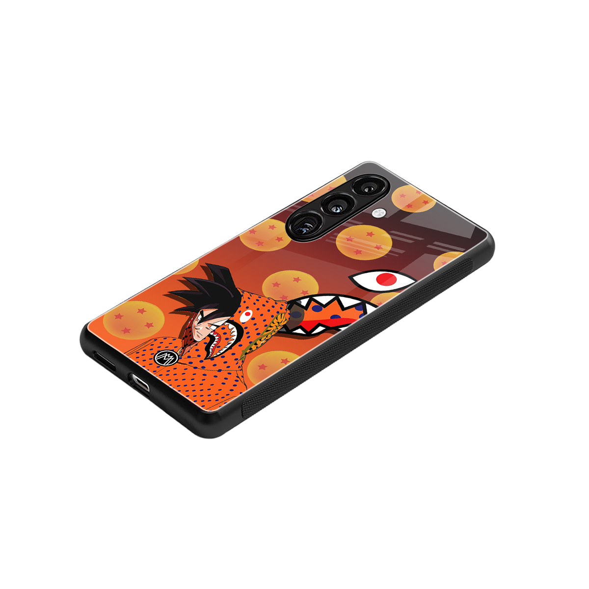 goku back phone cover | glass case for samsung galaxy s24 fe