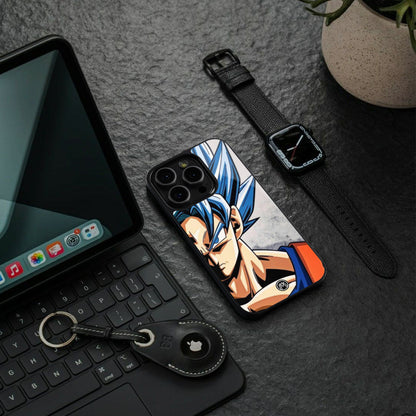 goku dragon ball z anime back phone cover | glass case for google pixel 8 pro