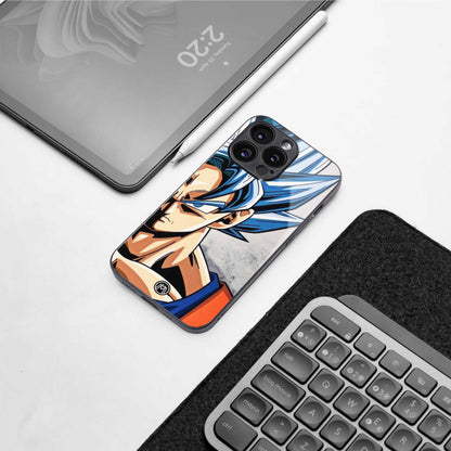 goku dragon ball z anime back phone cover | glass case for iphone 14 pro max